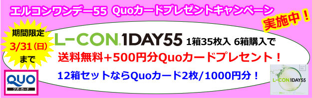 エルコンワンデー55クオキャンペーン