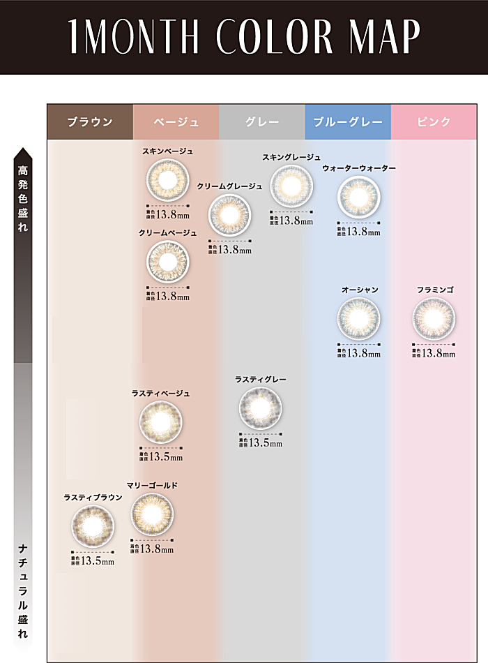 リルムーンマンスリー度なしカラーマップ