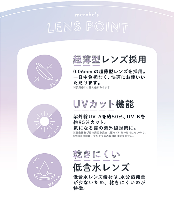 メルシェワンデーの素材特性